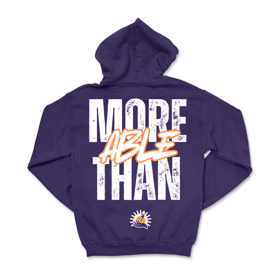 HBCU ABLE x Black & Scholared Fundraiser Hoodie (Purple)