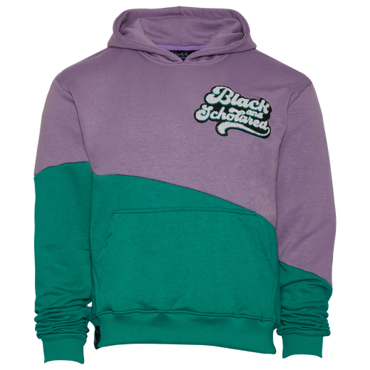 Black & Scholared Script Logo Two-Toned Hoodie