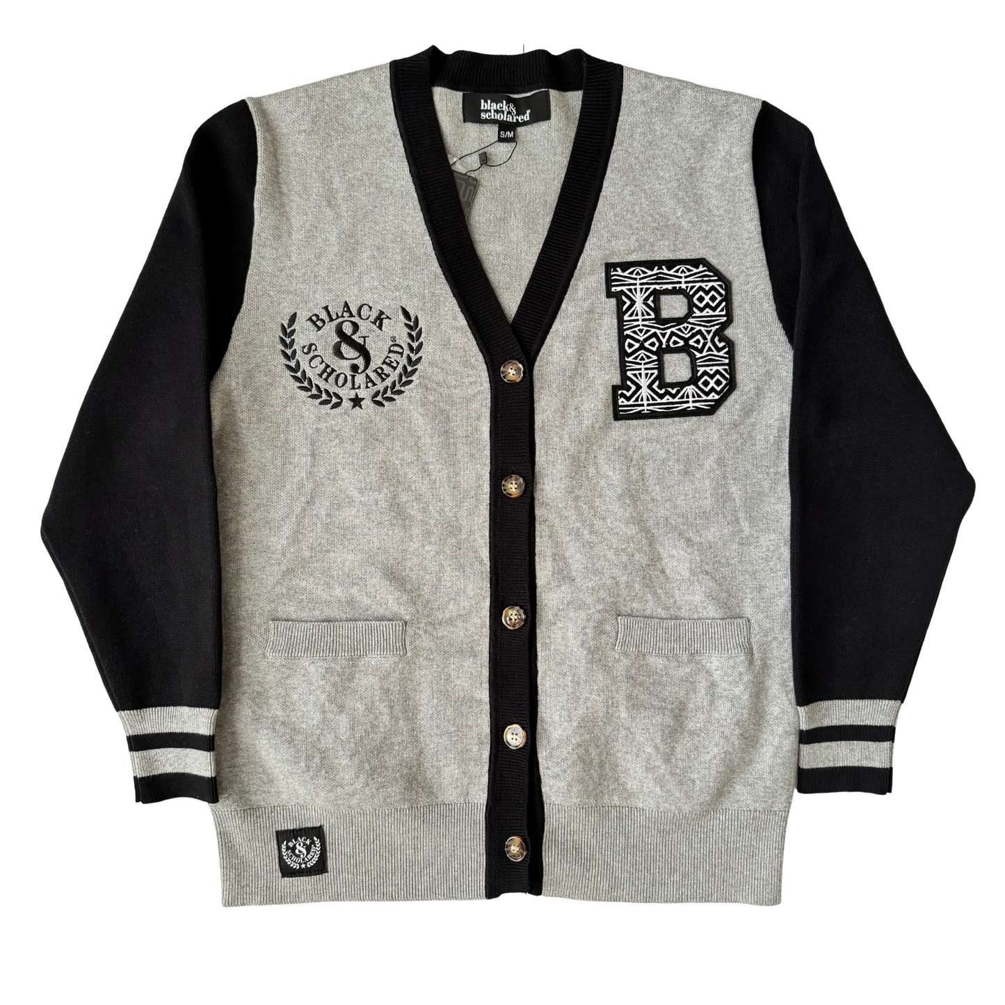 Black & Scholared® Heritage Varsity Cardigan