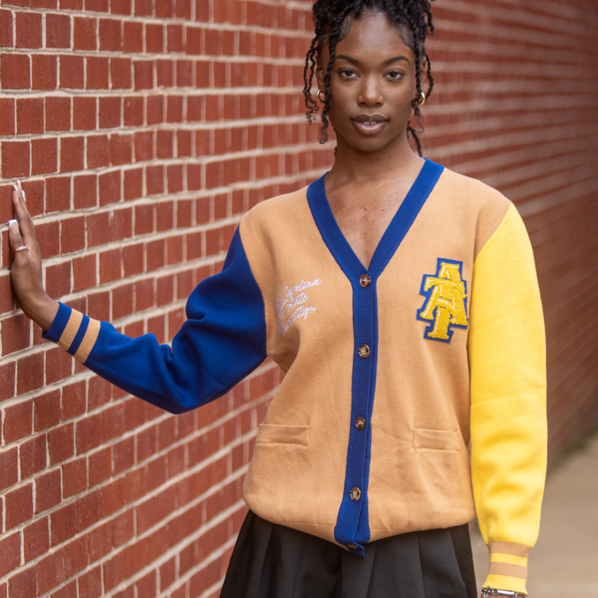 North Carolina A&T State University™ Varsity Cardigan Sweater North Carolina A&T State University™ Varsity Cardigan Sweater