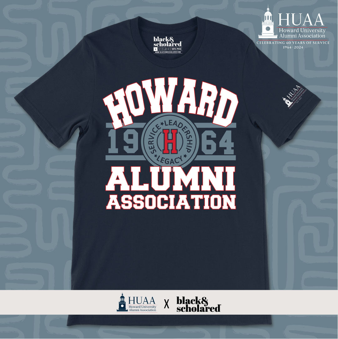 Howard University Alumni Association 60th Anniversary T-Shirt (Multiple Colors)