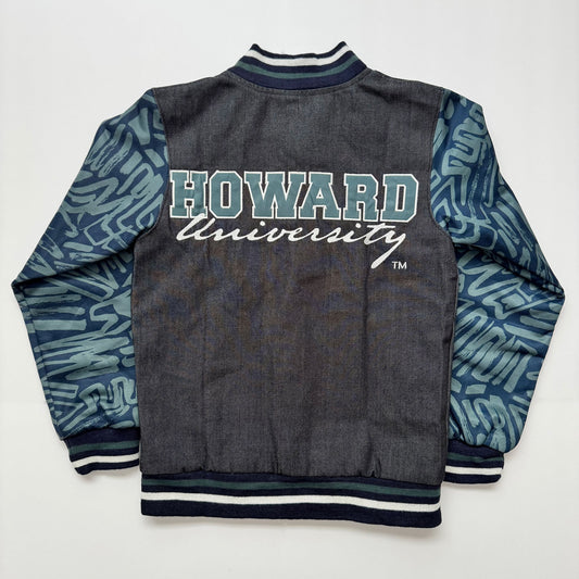 Howard University Denim Varsity Jacket Remix