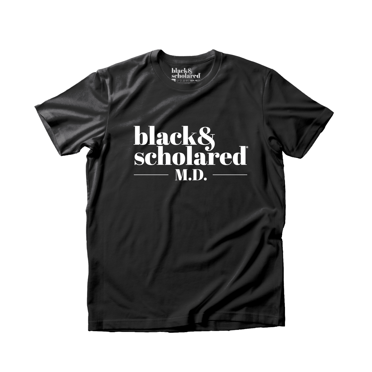 Black & Scholared® Doctorate Degree T-Shirt (PhD, MD, JD. Ed.D)