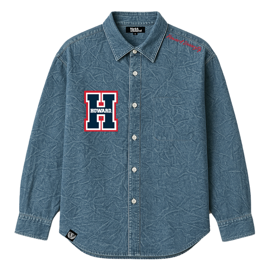 Howard University™ Varsity Denim Poplin Shirt