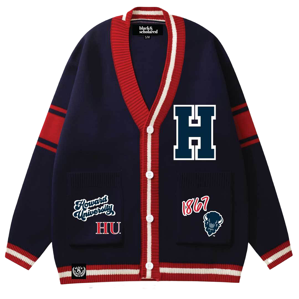 Howard University™ School Spirit Cardigan (Navy)