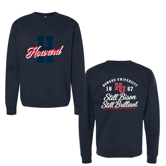 Howard Class of 2001 Still Bison Still Brilliant Crewneck