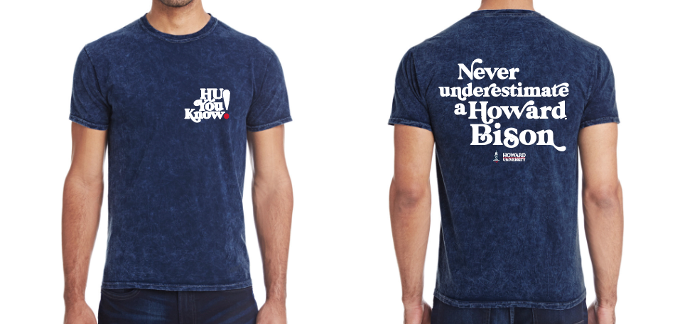 Never Underestimate a Howard™ Bison Vintage Washed T-Shirt
