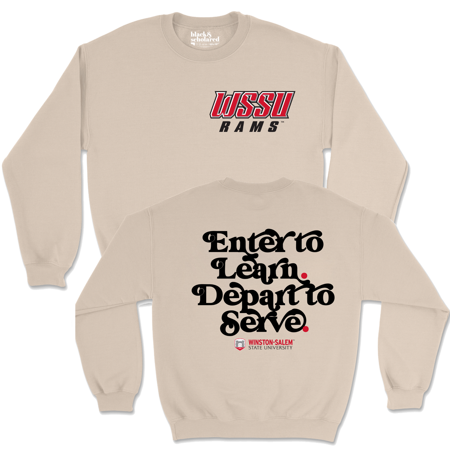 WSSU™ Rams Depart to Serve Sweatshirt
