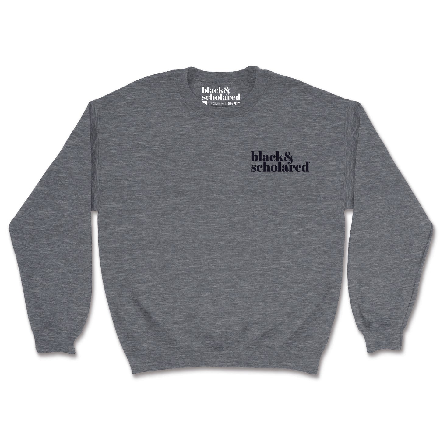 Black & Scholared® Embroidered Logo Sweatshirt (Multiple Colors)