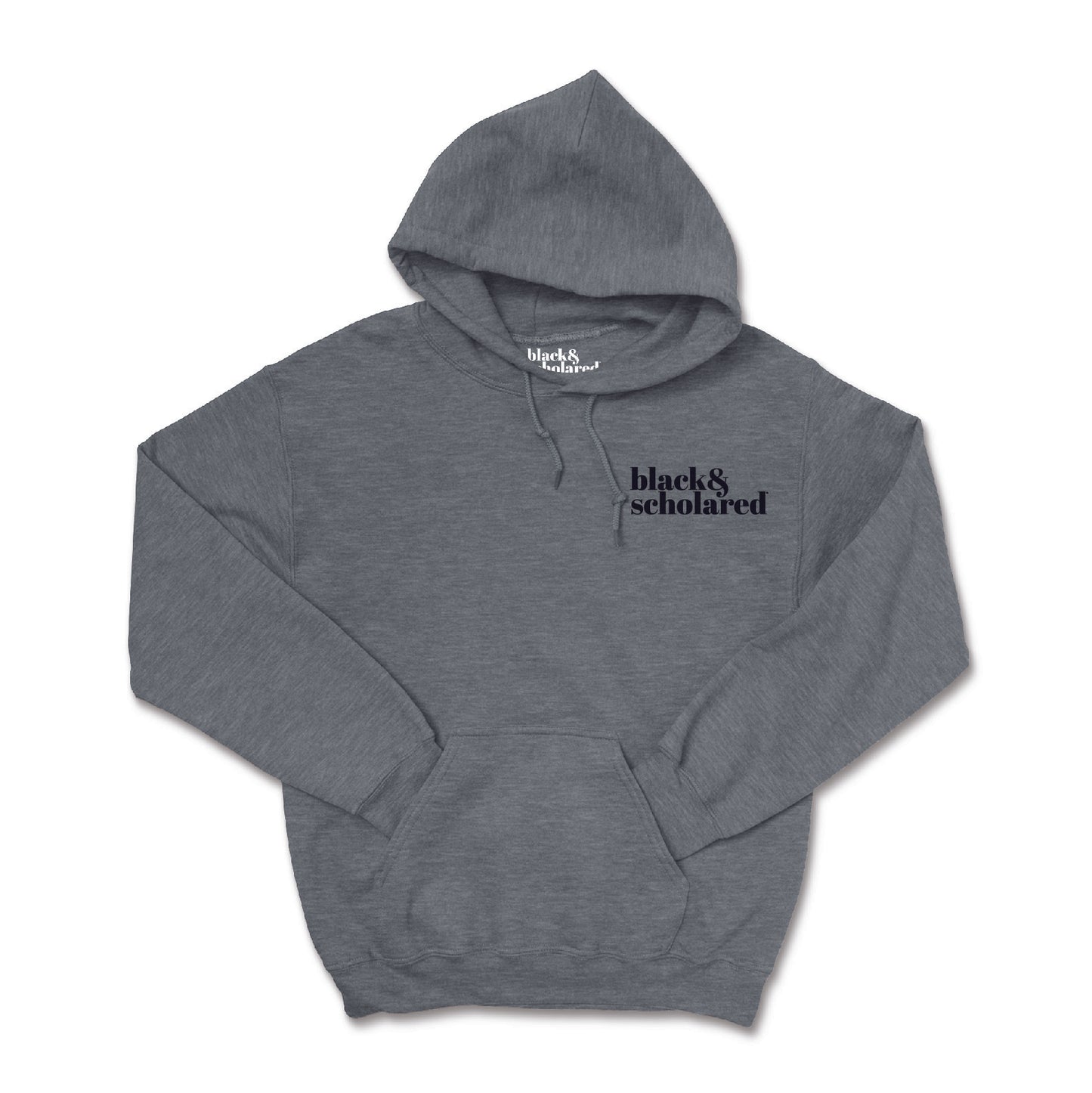 Black & Scholared® Embroidered Logo Hoodie (Multiple Colors)