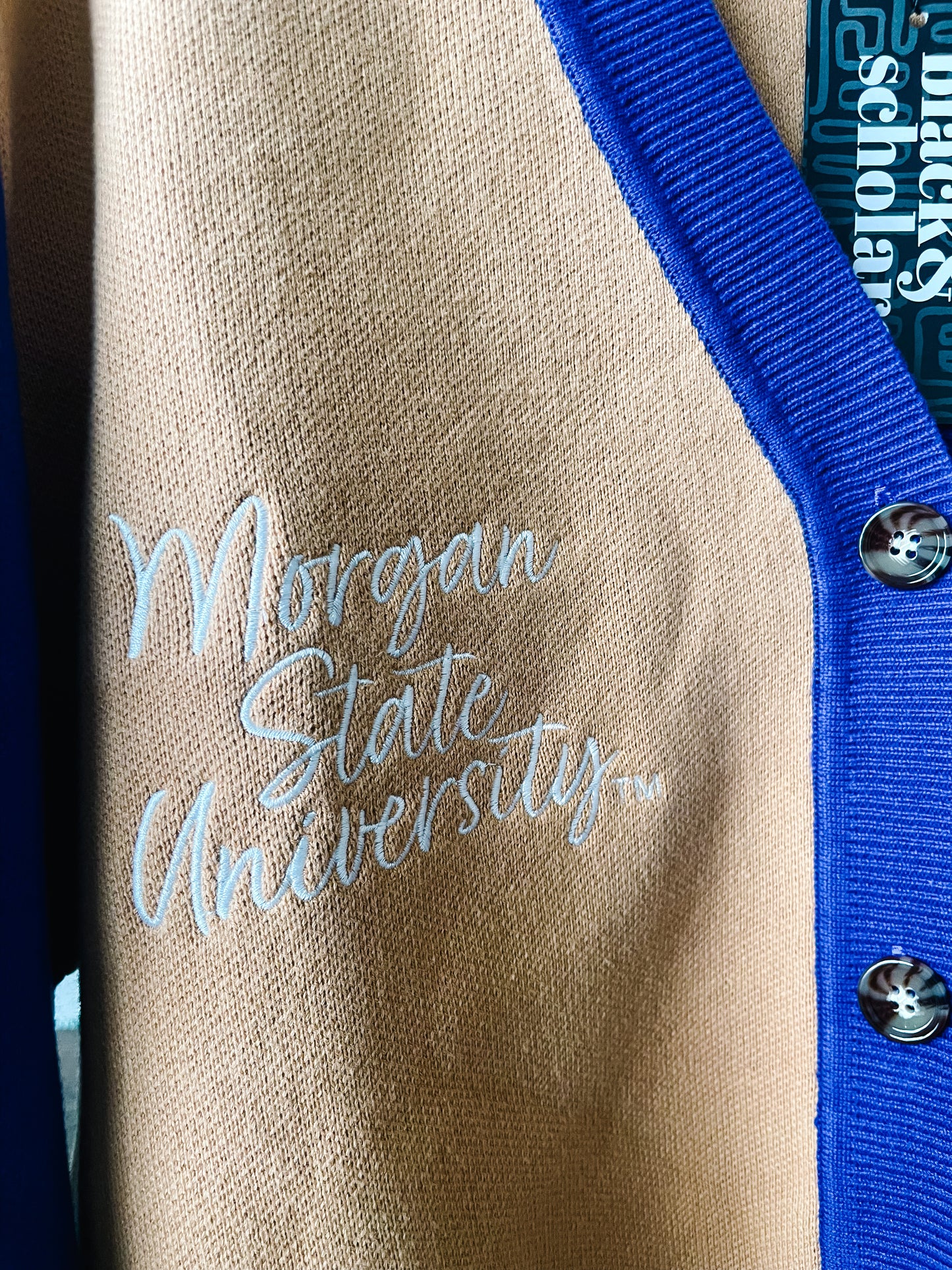 Morgan State University™ Varsity Cardigan Sweater *PRE-ORDER* Ships 9/25