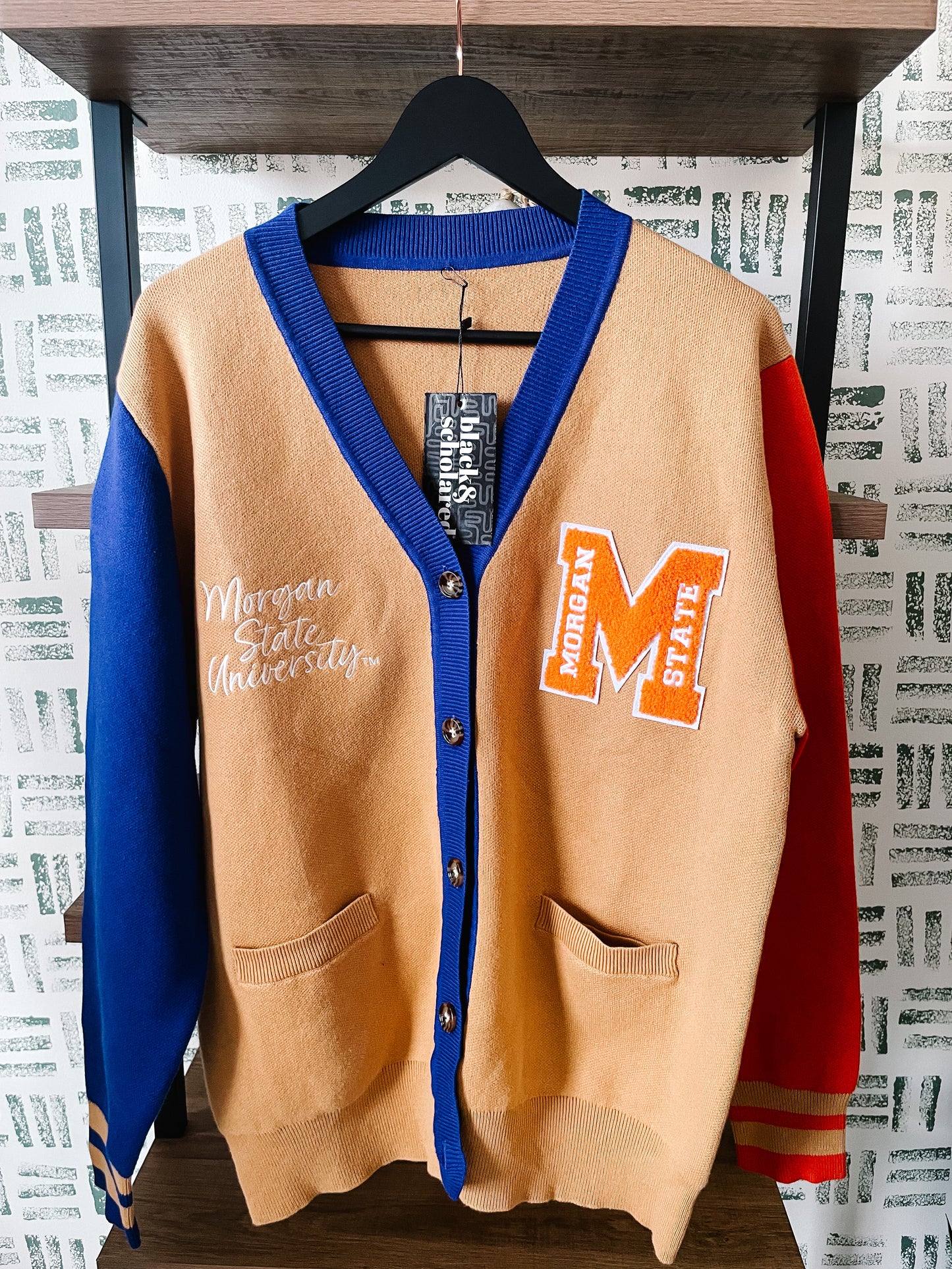 Morgan State University™ Varsity Cardigan Sweater *PRE-ORDER* Ships 9/25