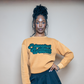 Educated Black Woman Embroidered Sweatshirt (Camel)
