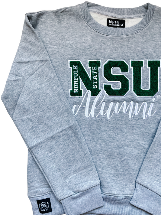 Norfolk State™ Alumni Chenille Embroidered Sweatshirt