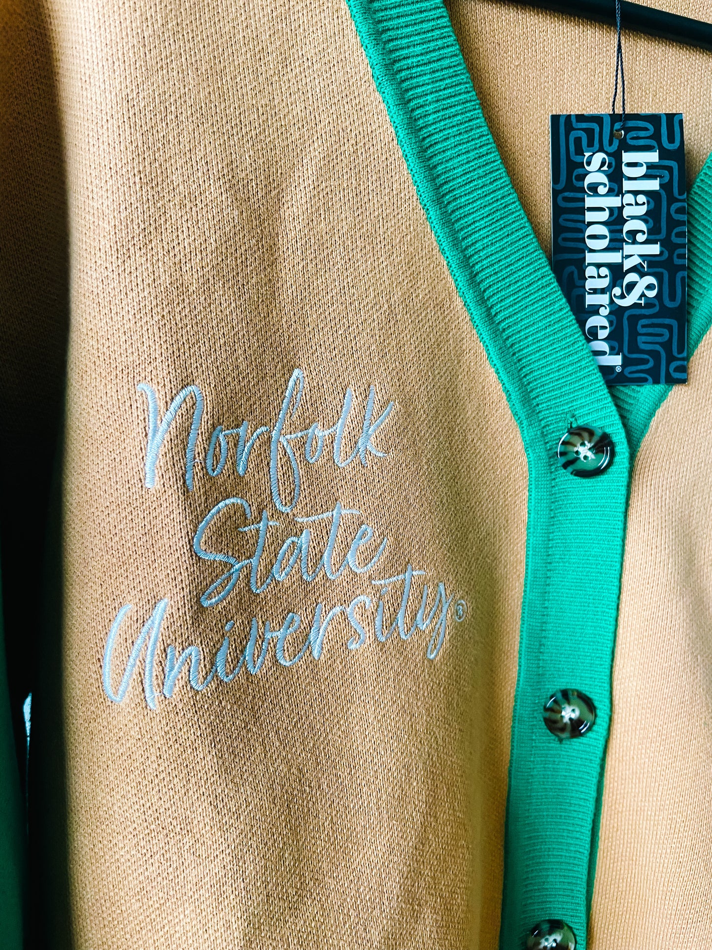 Norfolk State University™ Varsity Cardigan Sweater