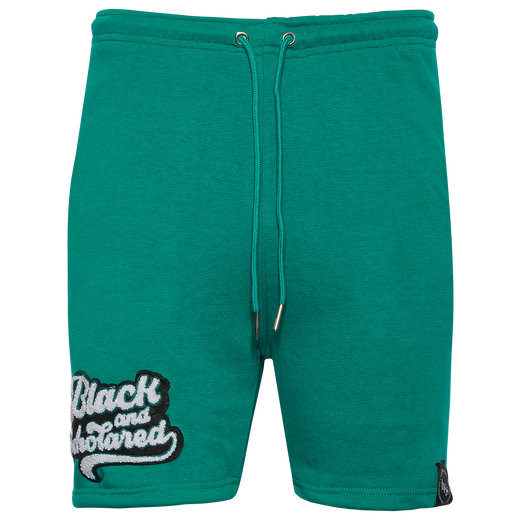 Black & Scholared Script Logo Shorts