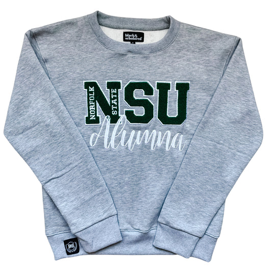 Norfolk State™ Alumna Chenille Embroidered Sweatshirt