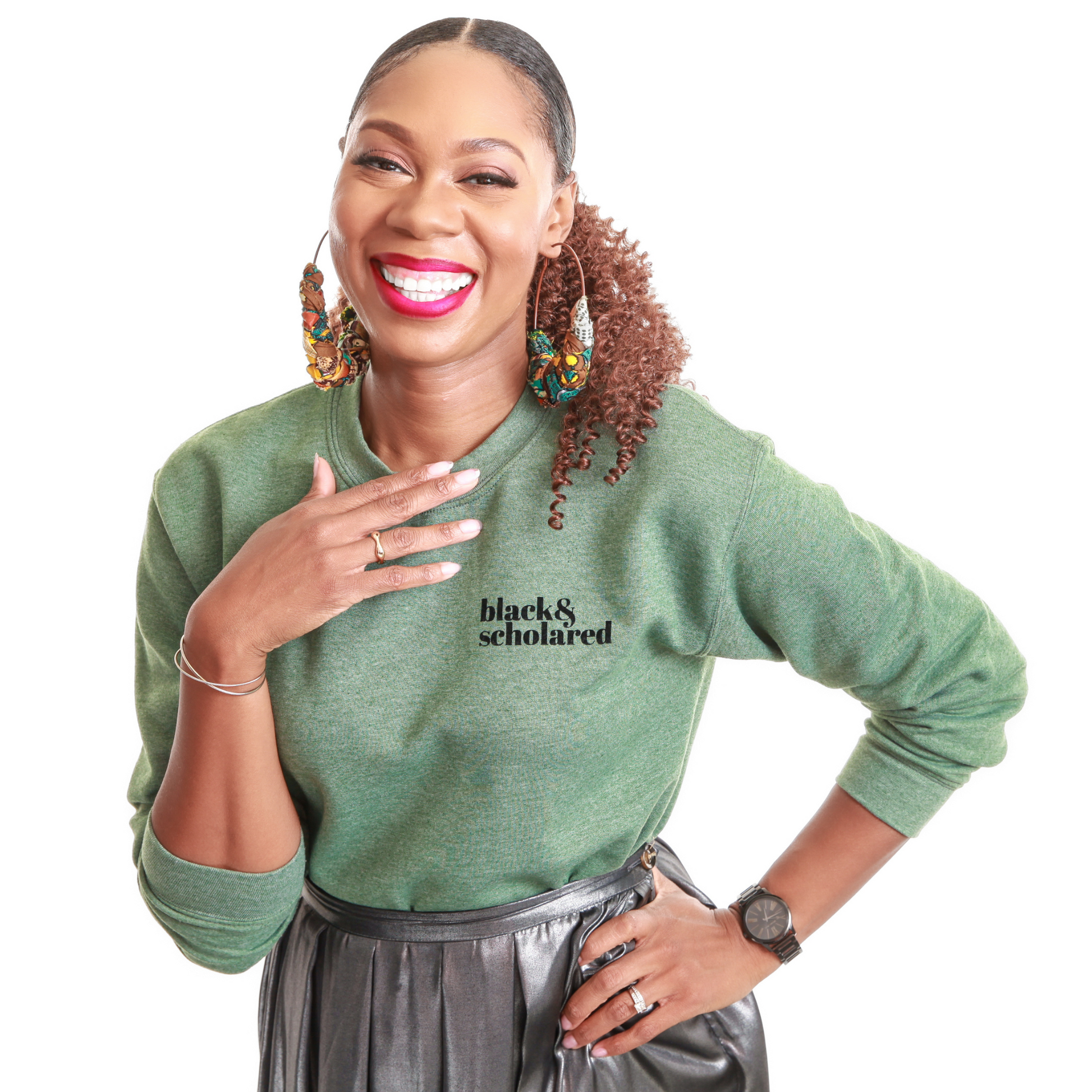 Black and green 2024 sweatshirt