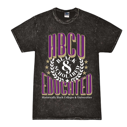 HBCU Educated T-Shirt – Purple & Gold