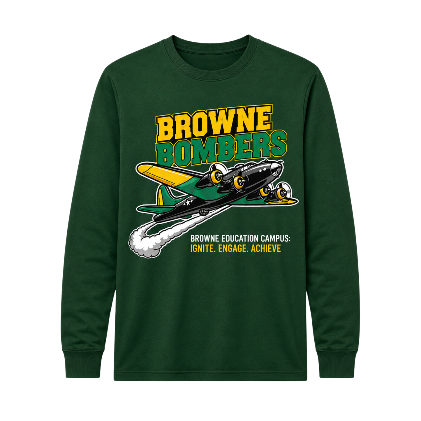 Hugh M. Browne Education Campus Long-Sleeve T-Shirt