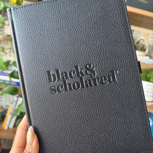 Black & Scholared® Debossed Hardcover Bound Journal