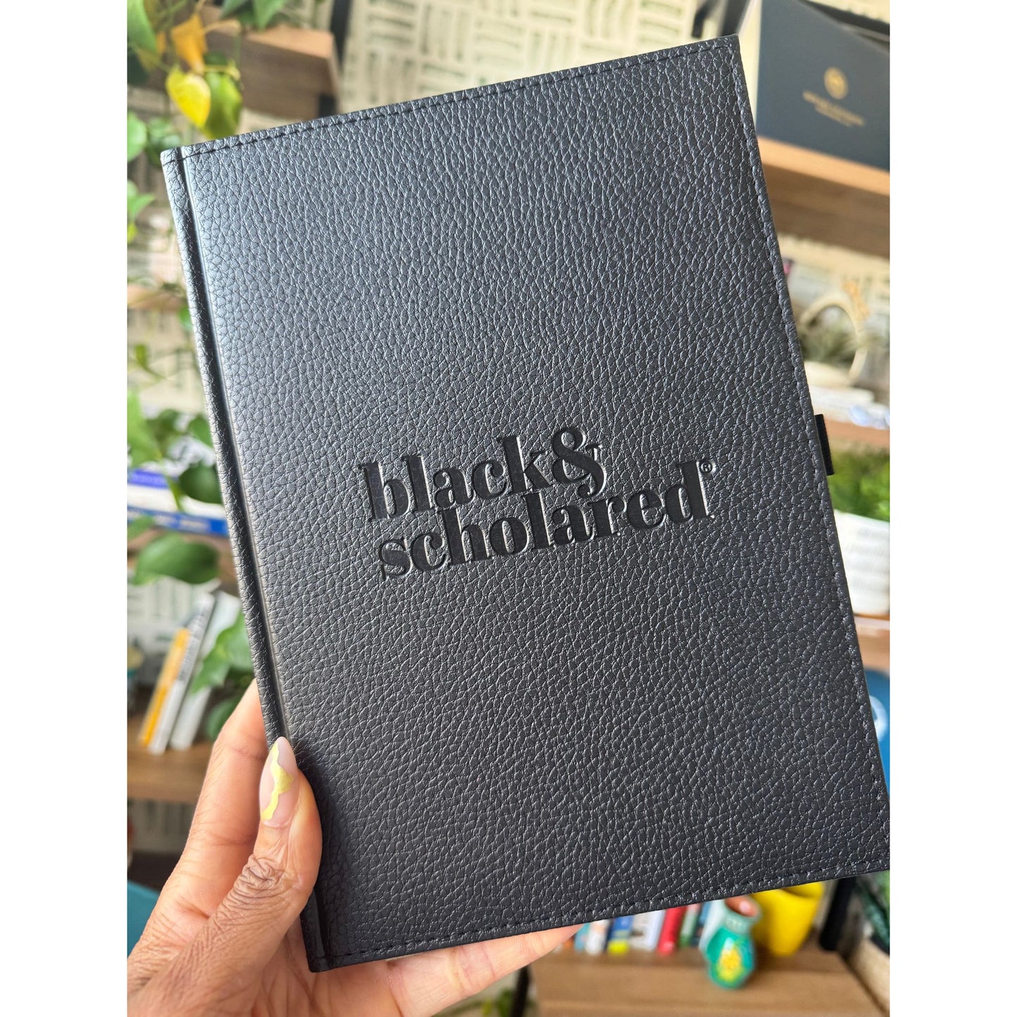 Black & Scholared® Debossed Hardcover Bound Journal
