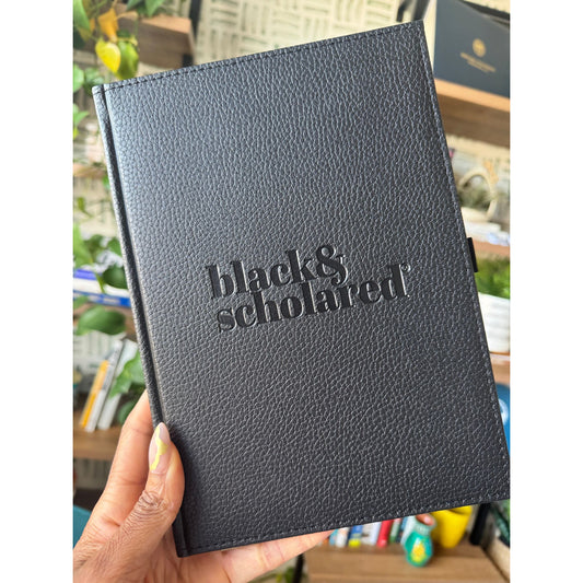 Black & Scholared® Debossed Hardcover Bound Journal