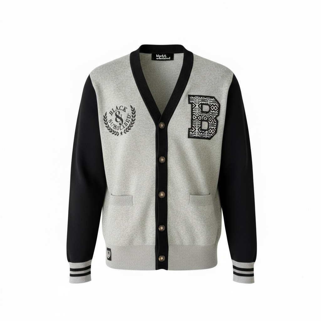 Black & Scholared® Heritage Varsity Cardigan