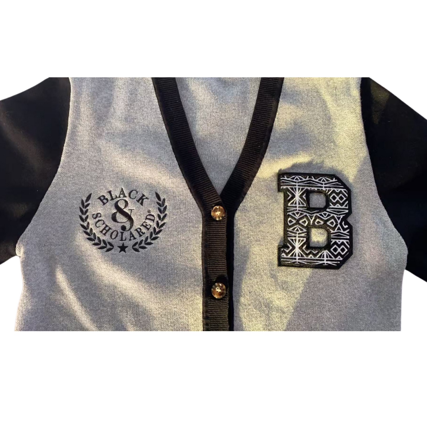 Black & Scholared® Heritage Varsity Cardigan