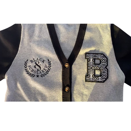Black & Scholared® Heritage Varsity Cardigan