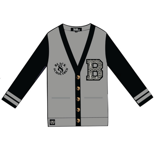 Black & Scholared® Heritage Varsity Cardigan