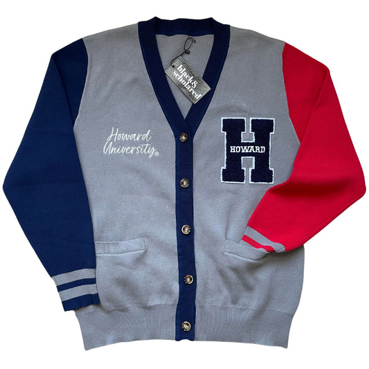 Howard University™ Varsity Cardigan (PRE-ORDER - Shipping December 2023)