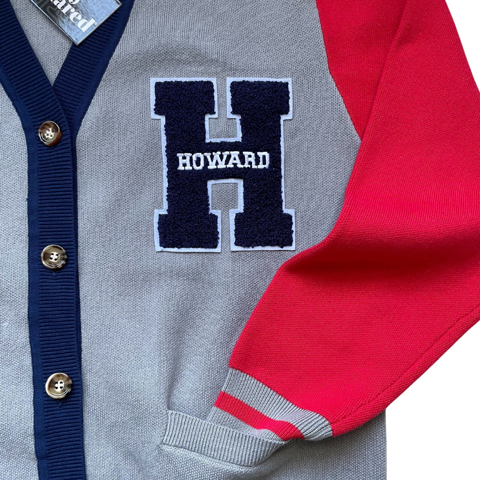 Howard University™ Varsity Cardigan - Black & Scholared