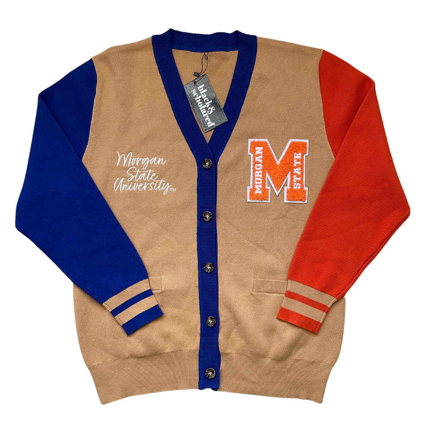 Morgan State University™ Varsity Cardigan Sweater *PRE-ORDER* Ships 9/25