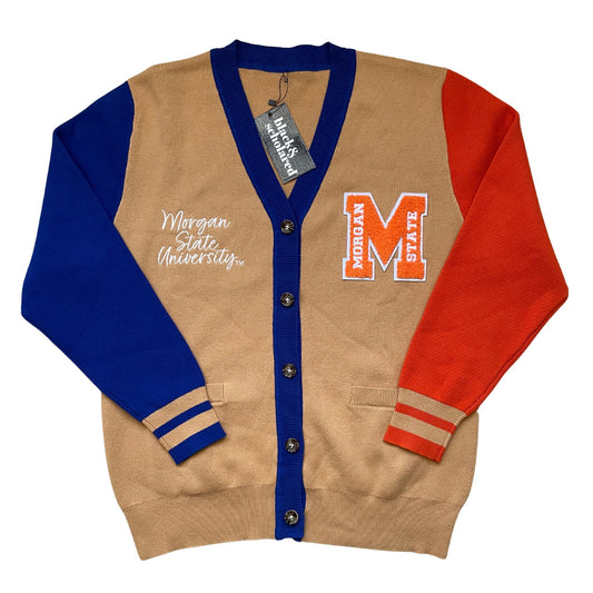 Morgan State University™ Varsity Cardigan Sweater (PRE-ORDER - Shipping December 2023)