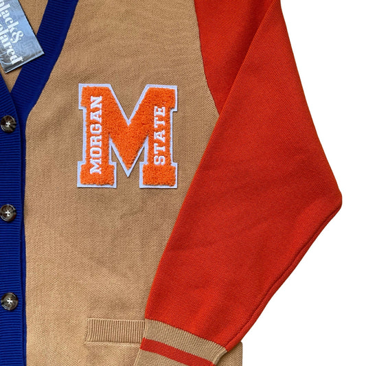Morgan State University™ Varsity Cardigan Sweater (PRE-ORDER - Shipping December 2023)