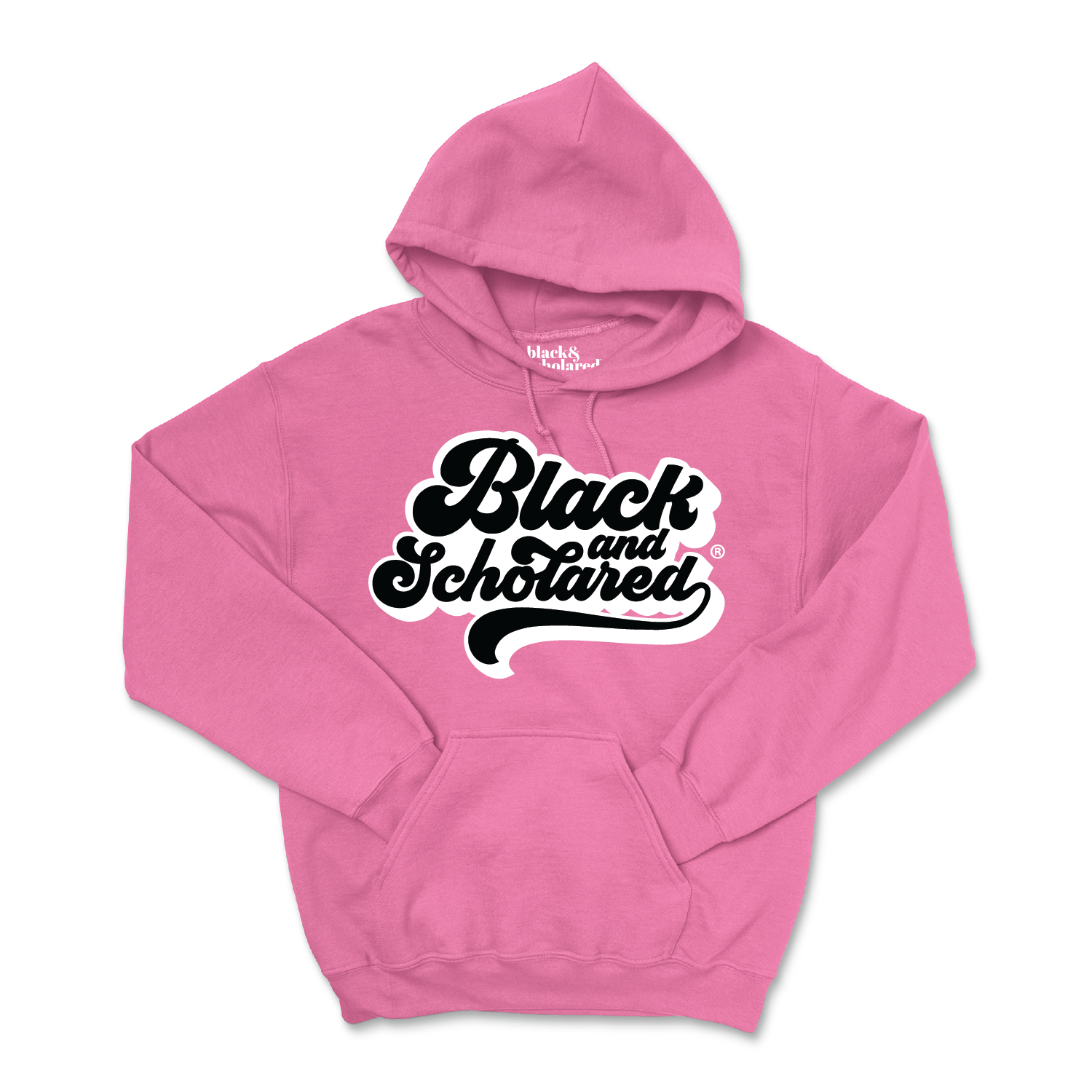 Black & Scholared® Script Logo Hoodie (Multiple Colors)