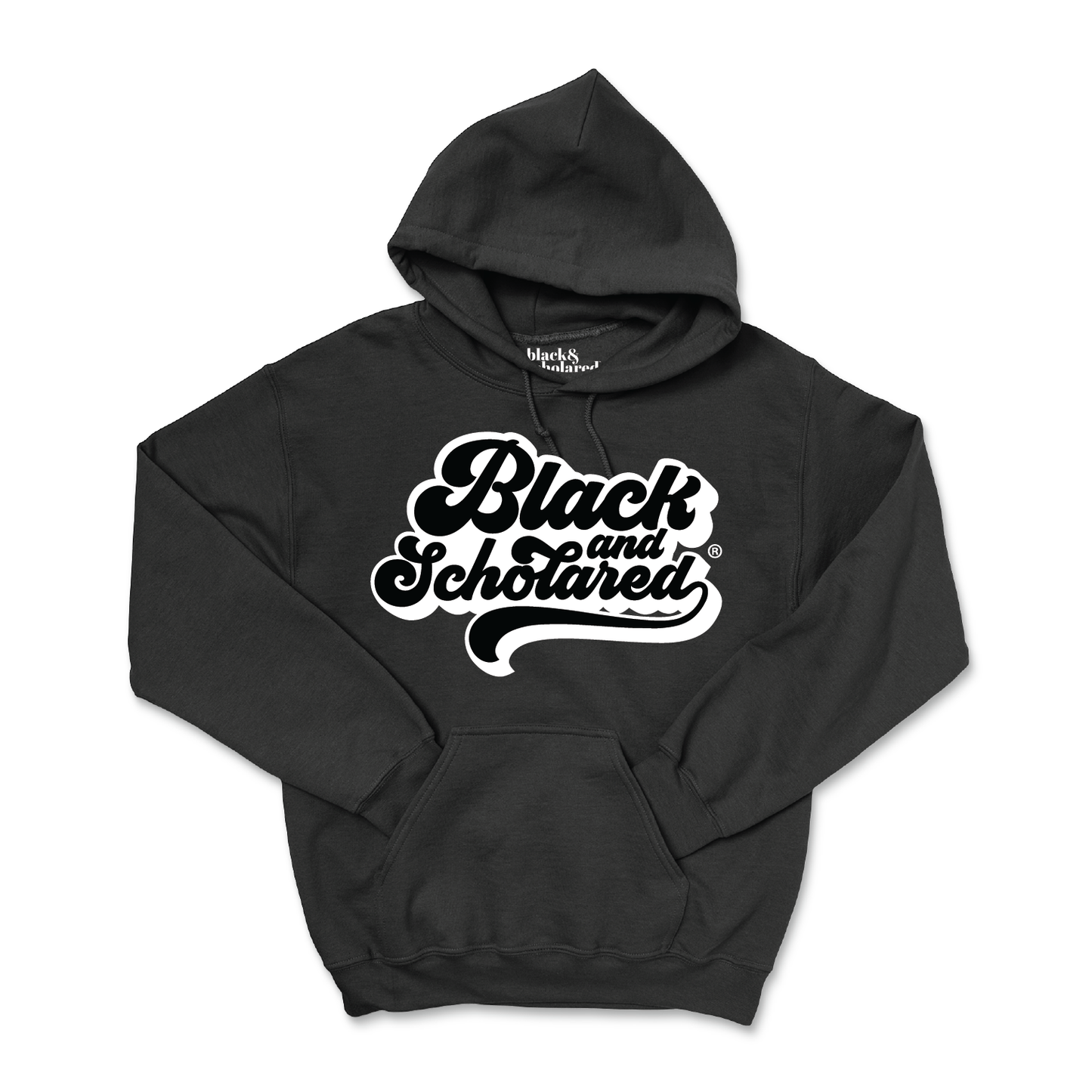 Black & Scholared® Script Logo Hoodie (Multiple Colors)