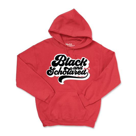 Black & Scholared® Script Logo Hoodie (Multiple Colors)