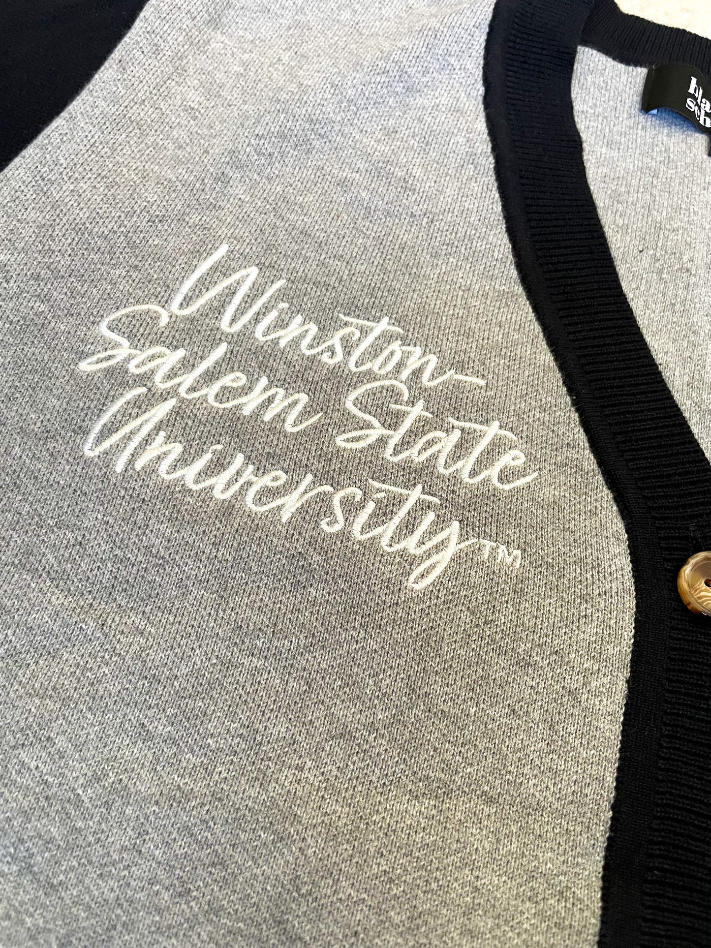 Winston-Salem State University™ Varsity Cardigan Sweater