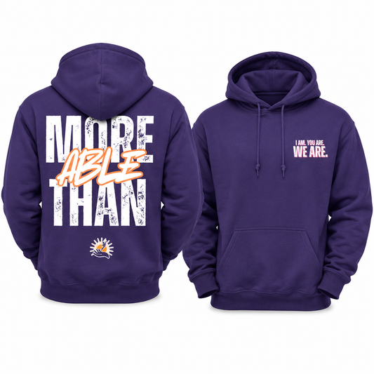 HBCU ABLE x Black & Scholared Fundraiser Hoodie (Purple)