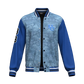 Hampton University™ Denim Letterman Varsity Jacket