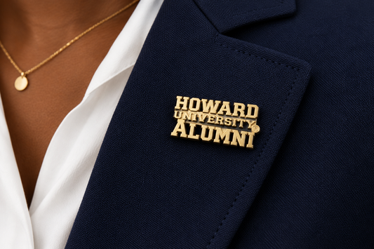 Howard University Alumni Gold Lapel Pin