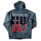 Howard University™ Vintage Denim Zip Up Hoodie Jacket (Pre-Order | Ships September 2025)