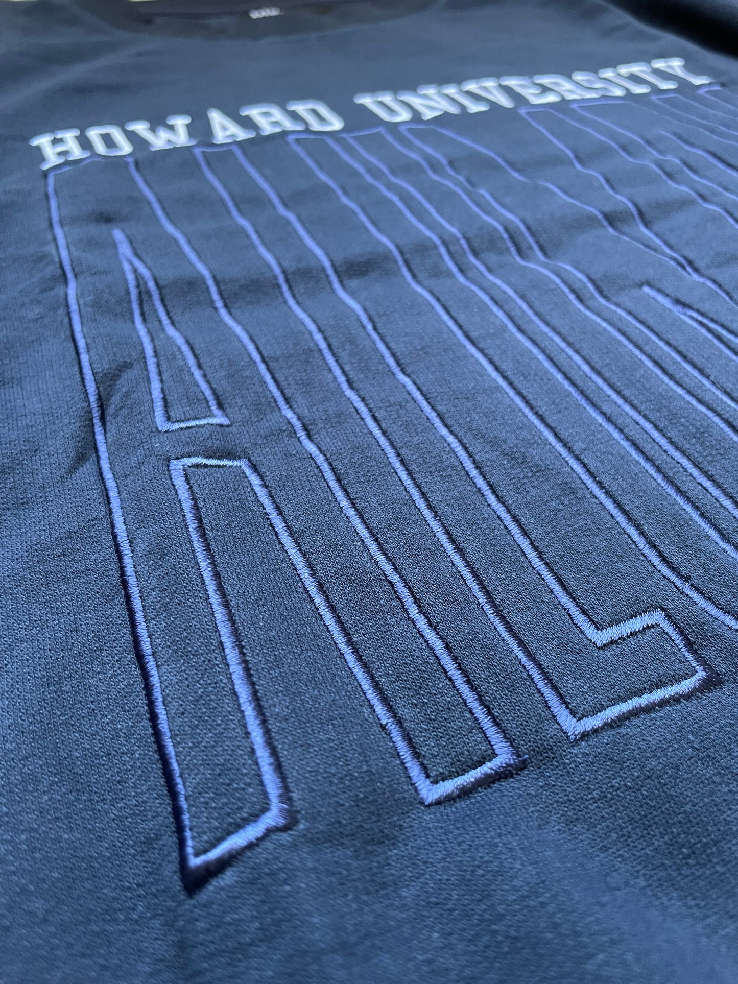 Howard University™ ALUMNI Large Embroidered Sweatshirt