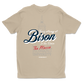 Howard™ There's Always a Bison in the Room T-Shirt (Tan)