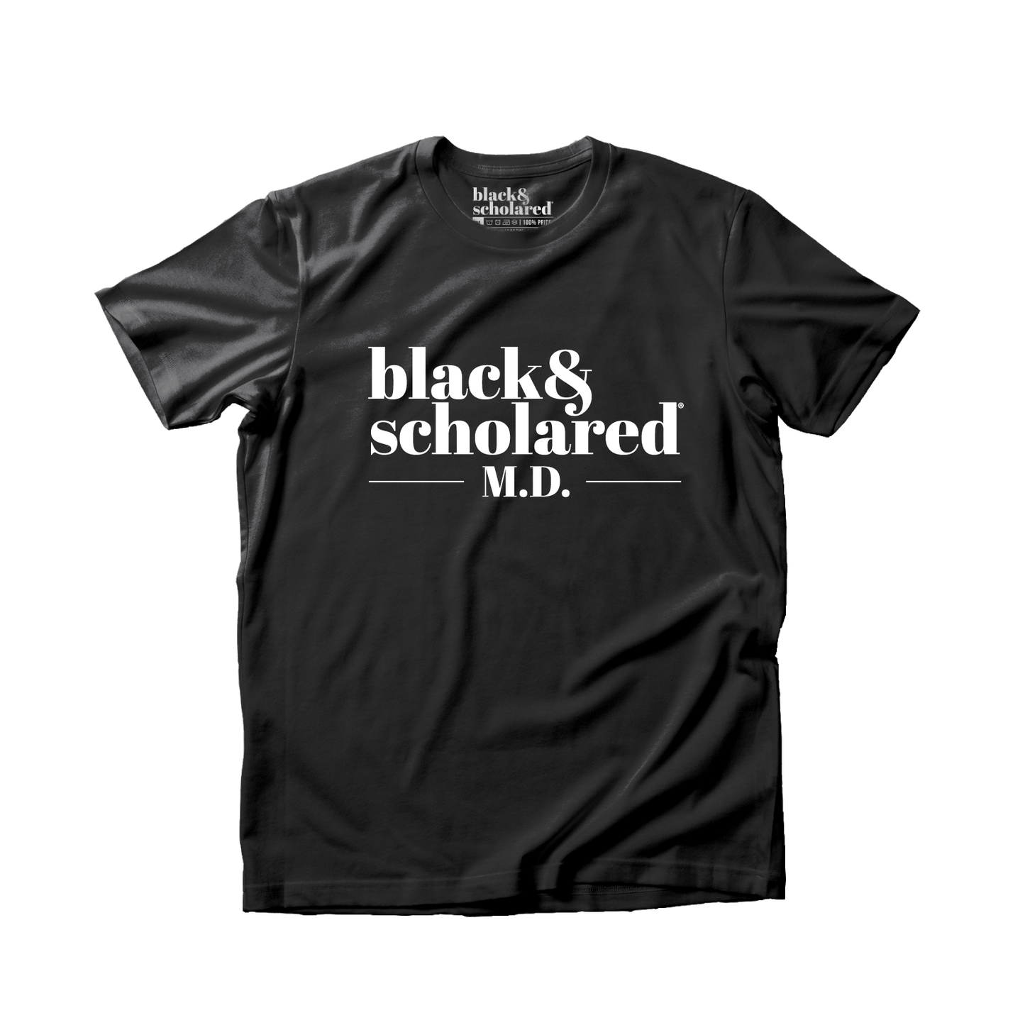 Black & Scholared® Doctorate Degree T-Shirt (PhD, MD, JD)