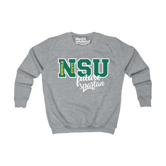 Norfolk State University (NSU) Future Spartan Sweatshirt (Youth and Adult Sizes)