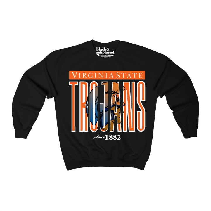 Virginia State University Trojans™ Large Font Sweatshirt