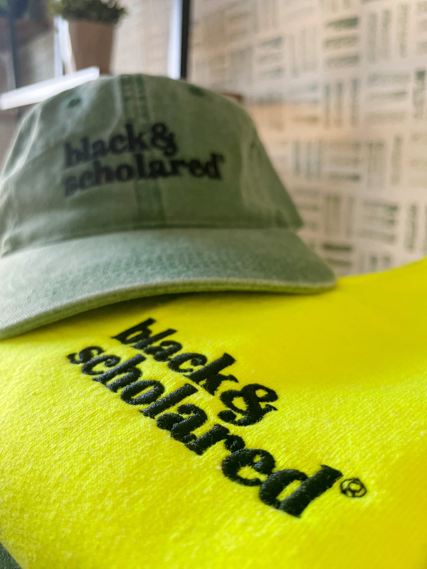 Black & Scholared® Embroidered Logo Hoodie (Multiple Colors)